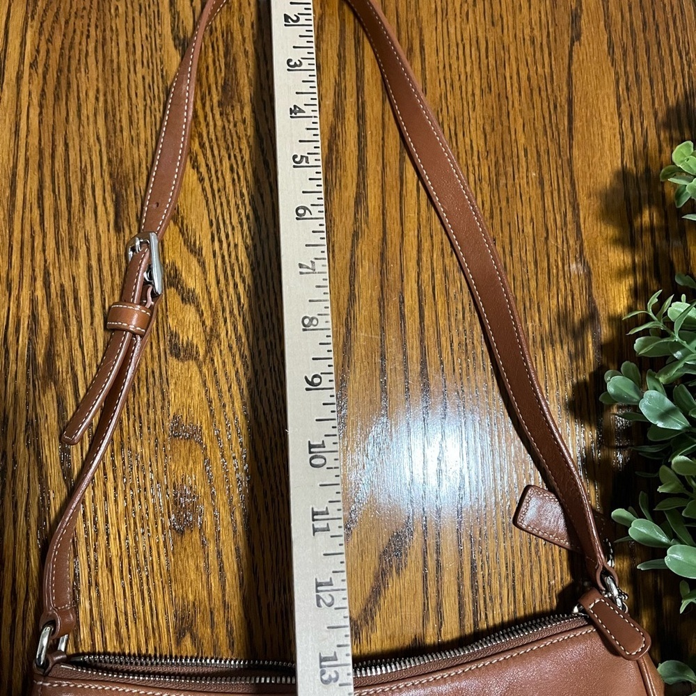 Coach 7787‎ Hampton Women's Saddle Leather Shoulder Bag Handbag Wristlet Vintage - Picture 9 of 11